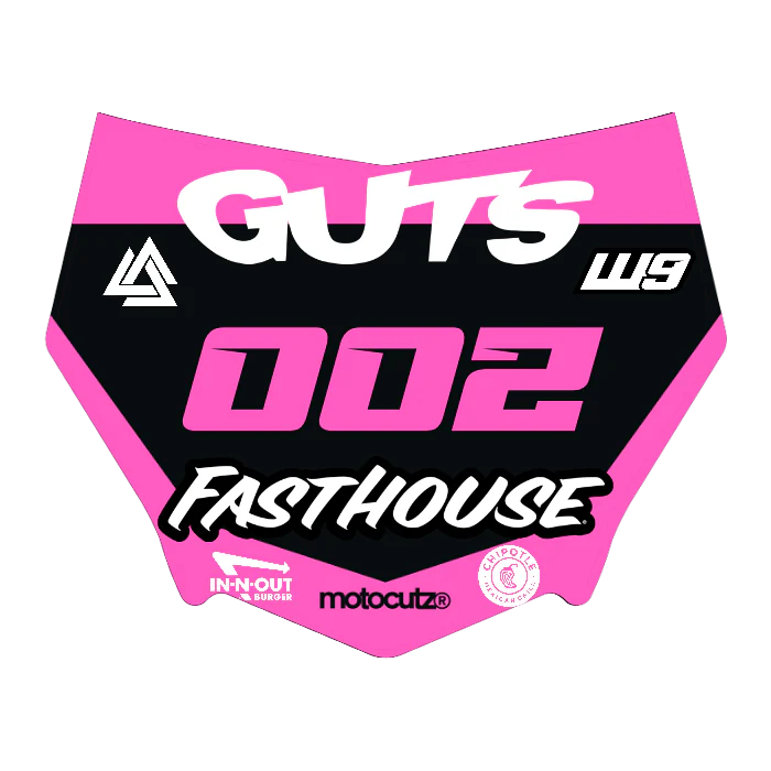 CUSTOM MOTOCUTZ FRONT PLATE DECAL