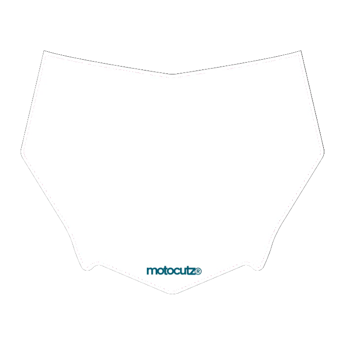 CUSTOM MOTOCUTZ FRONT PLATE DECAL