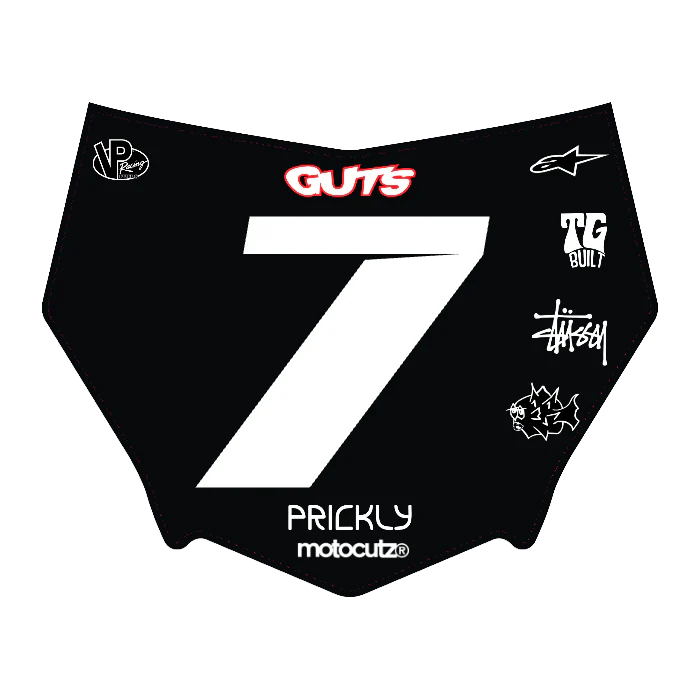 CUSTOM MOTOCUTZ FRONT PLATE DECAL