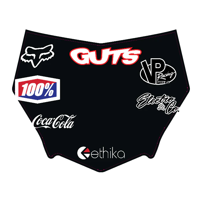 CUSTOM MOTOCUTZ FRONT PLATE DECAL