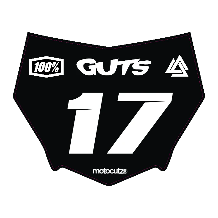 CUSTOM MOTOCUTZ FRONT PLATE DECAL