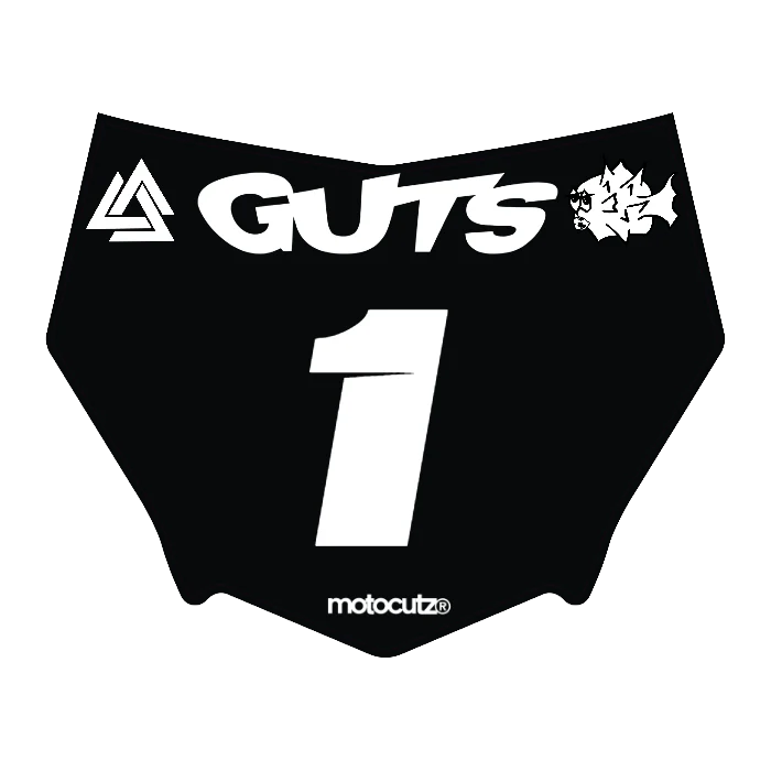 CUSTOM MOTOCUTZ FRONT PLATE DECAL