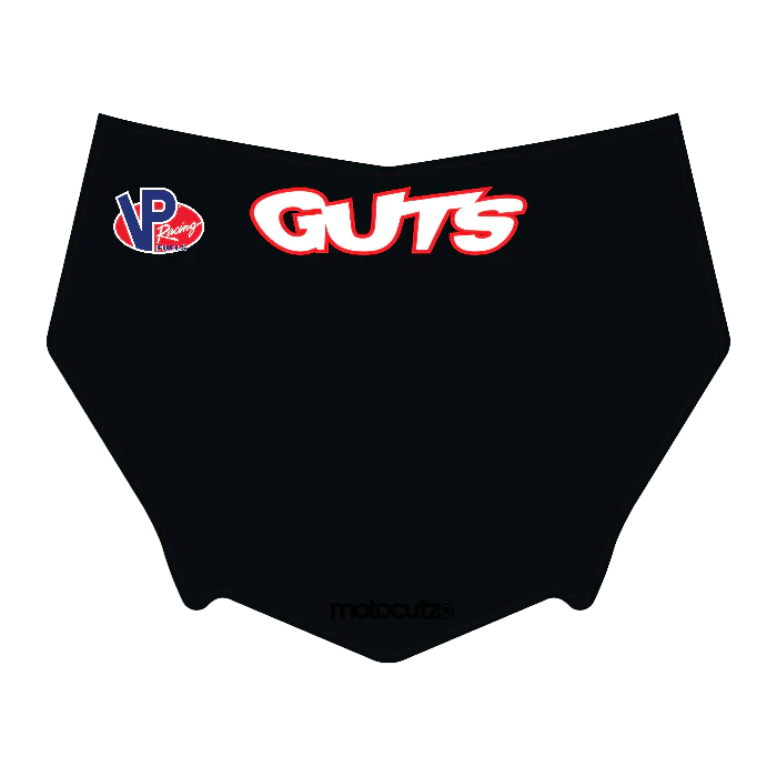 CUSTOM MOTOCUTZ FRONT PLATE DECAL
