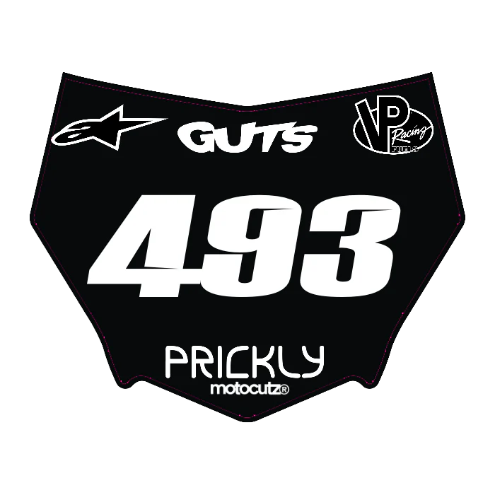 CUSTOM MOTOCUTZ FRONT PLATE DECAL