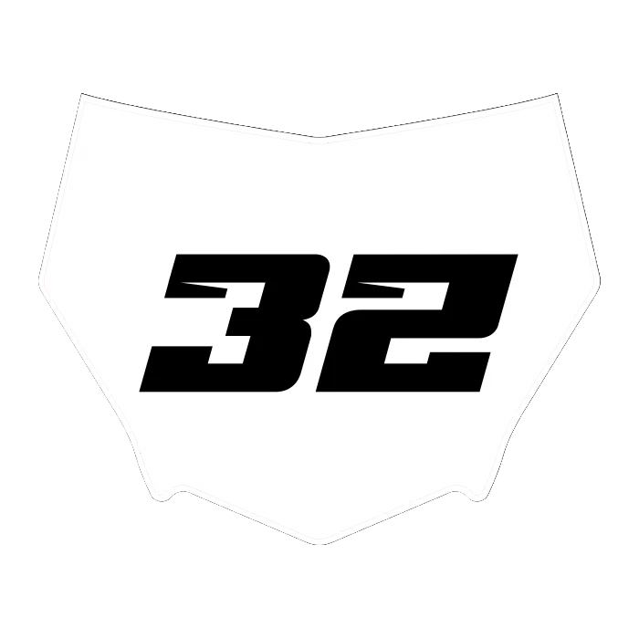 CUSTOM MOTOCUTZ FRONT PLATE DECAL