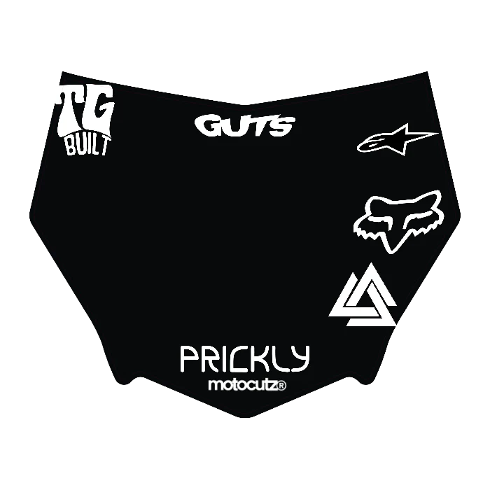 CUSTOM MOTOCUTZ FRONT PLATE DECAL