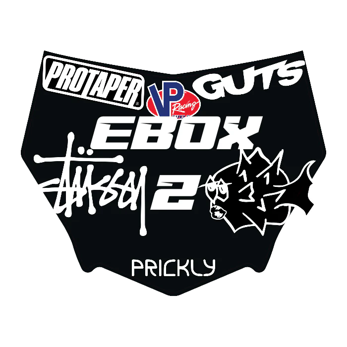 CUSTOM MOTOCUTZ FRONT PLATE DECAL