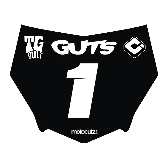 CUSTOM MOTOCUTZ FRONT PLATE DECAL