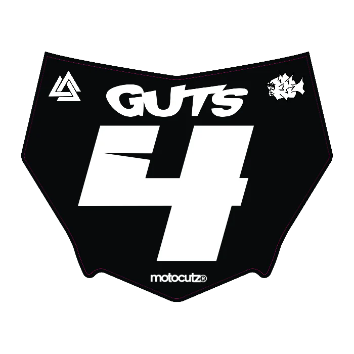 CUSTOM MOTOCUTZ FRONT PLATE DECAL