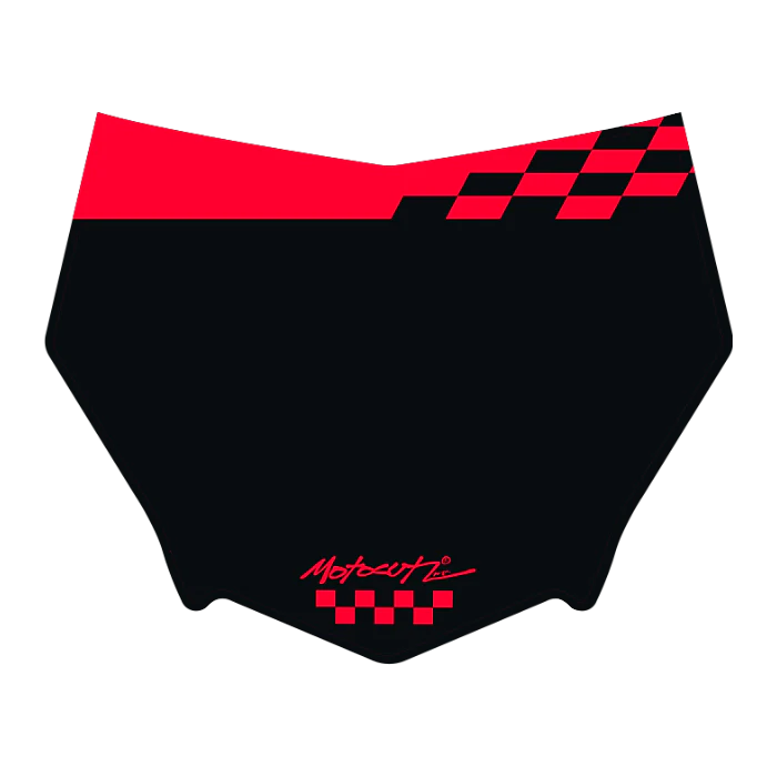 CUSTOM MOTOCUTZ FRONT PLATE DECAL