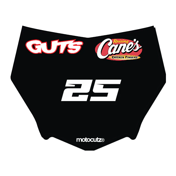 CUSTOM MOTOCUTZ FRONT PLATE DECAL