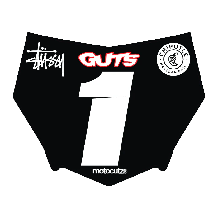 CUSTOM MOTOCUTZ FRONT PLATE DECAL