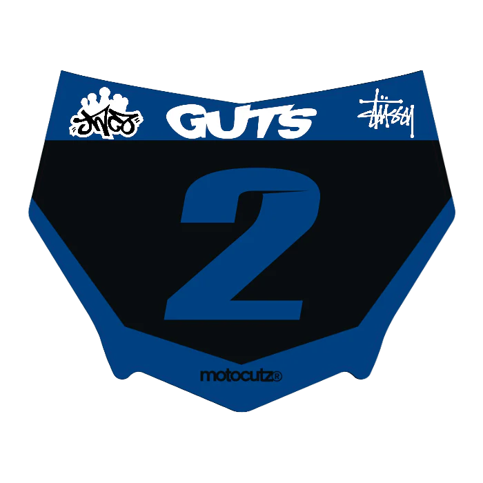 CUSTOM MOTOCUTZ FRONT PLATE DECAL