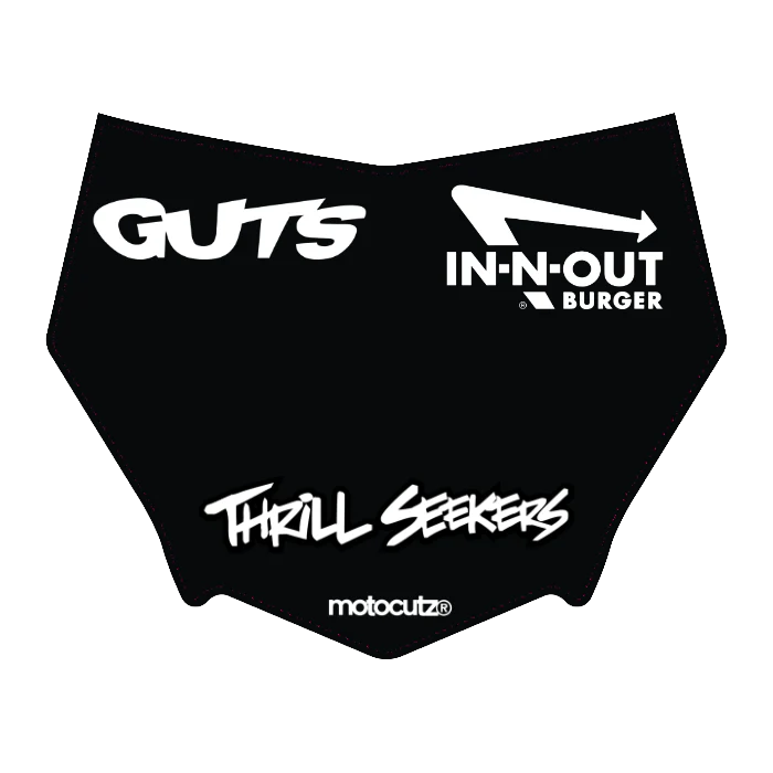 CUSTOM MOTOCUTZ FRONT PLATE DECAL