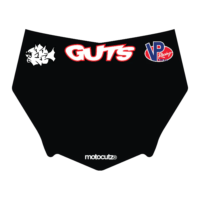 CUSTOM MOTOCUTZ FRONT PLATE DECAL