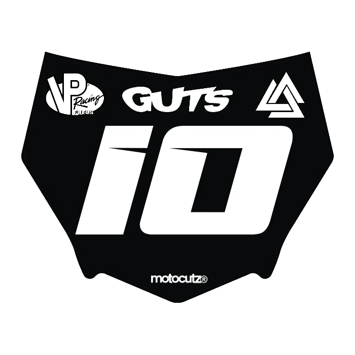 CUSTOM MOTOCUTZ FRONT PLATE DECAL