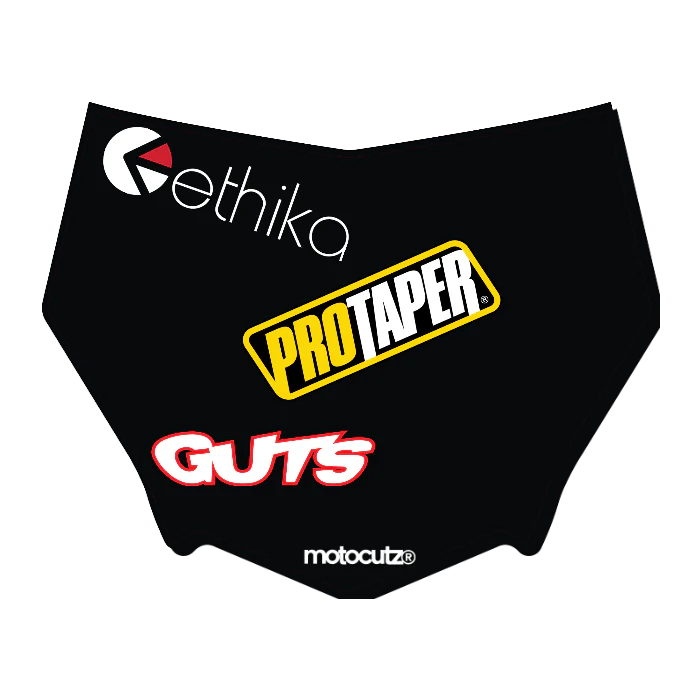 CUSTOM MOTOCUTZ FRONT PLATE DECAL