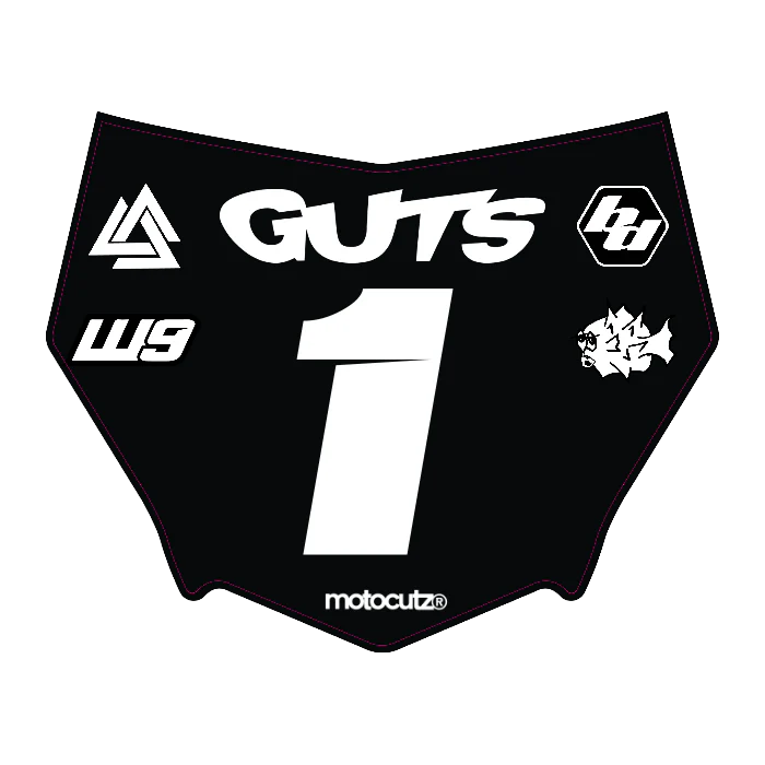CUSTOM MOTOCUTZ FRONT PLATE DECAL