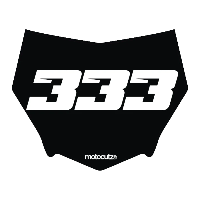 CUSTOM MOTOCUTZ FRONT PLATE DECAL