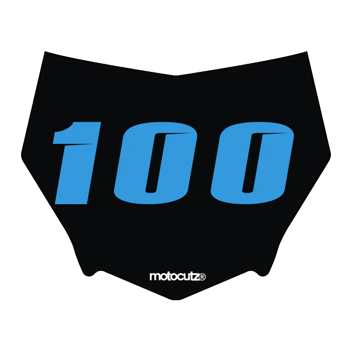 CUSTOM MOTOCUTZ FRONT PLATE DECAL
