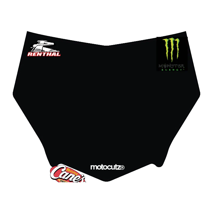 CUSTOM MOTOCUTZ FRONT PLATE DECAL