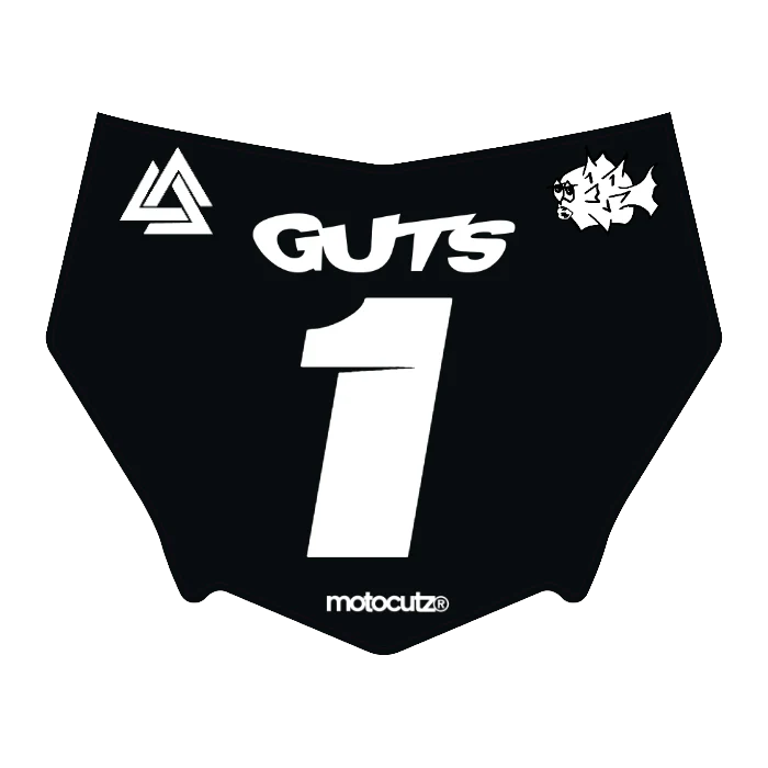 CUSTOM MOTOCUTZ FRONT PLATE DECAL