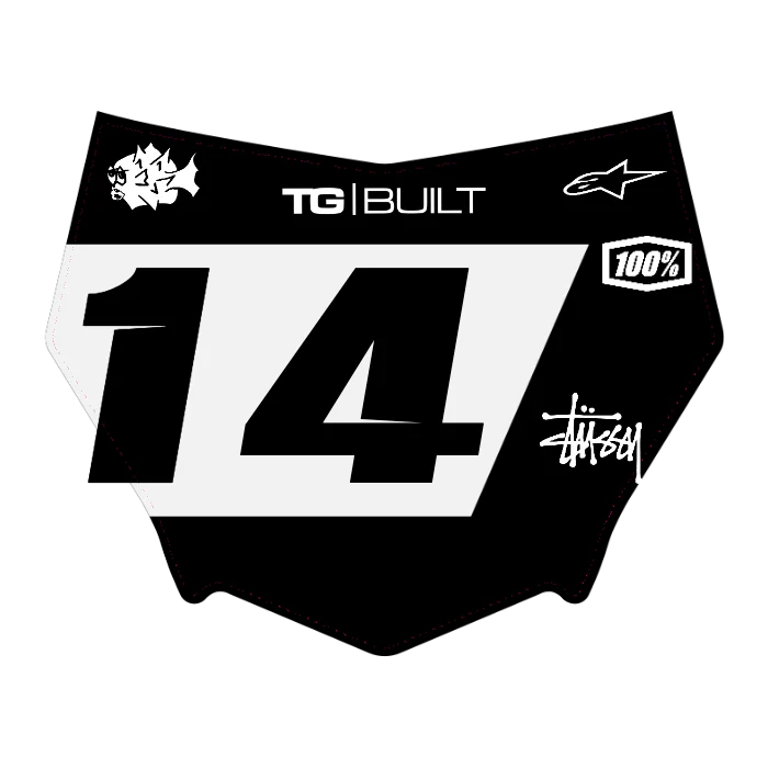 CUSTOM MOTOCUTZ FRONT PLATE DECAL