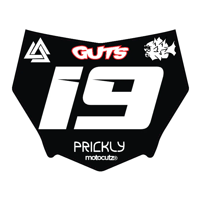 CUSTOM MOTOCUTZ FRONT PLATE DECAL
