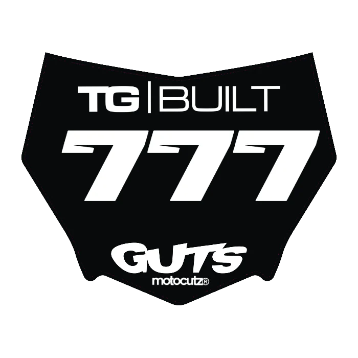 CUSTOM MOTOCUTZ FRONT PLATE DECAL