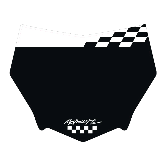 CUSTOM MOTOCUTZ FRONT PLATE DECAL