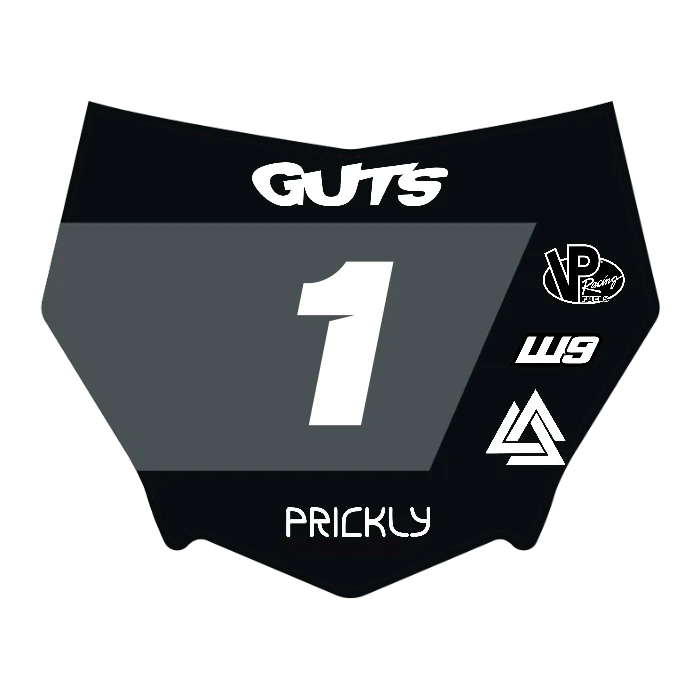 CUSTOM MOTOCUTZ FRONT PLATE DECAL