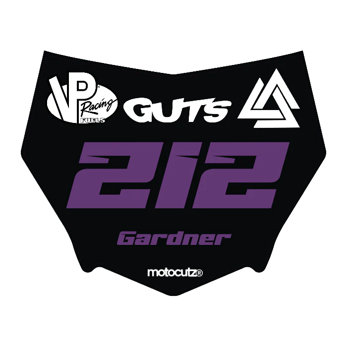 CUSTOM MOTOCUTZ FRONT PLATE DECAL