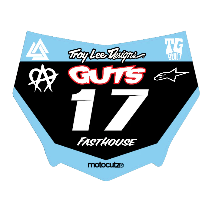 CUSTOM MOTOCUTZ FRONT PLATE DECAL