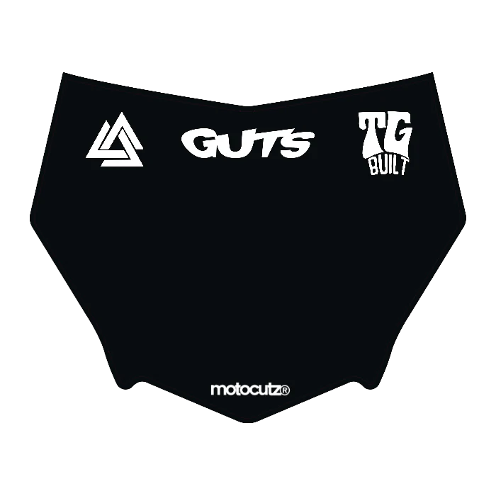 CUSTOM MOTOCUTZ FRONT PLATE DECAL