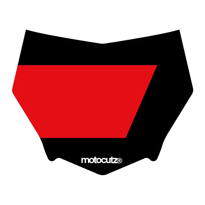 CUSTOM MOTOCUTZ FRONT PLATE DECAL