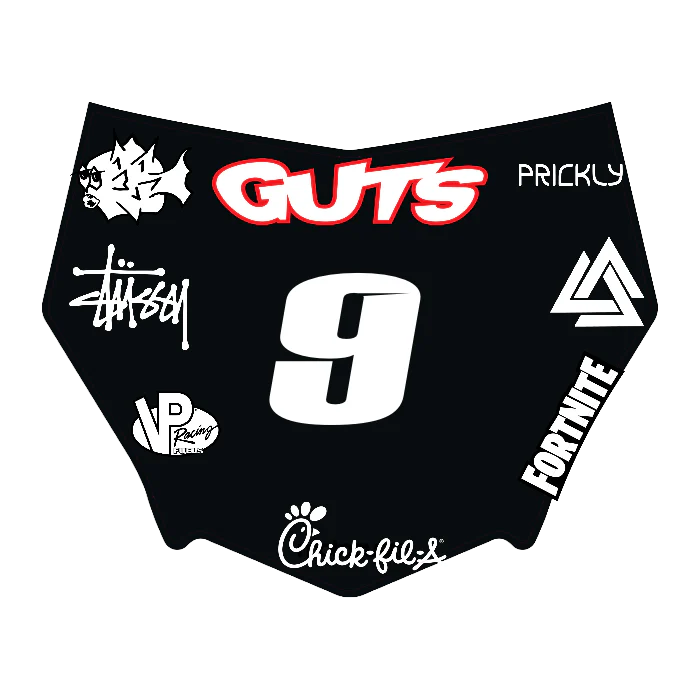 CUSTOM MOTOCUTZ FRONT PLATE DECAL
