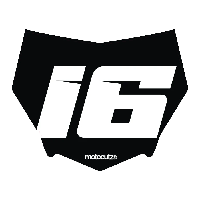 CUSTOM MOTOCUTZ FRONT PLATE DECAL