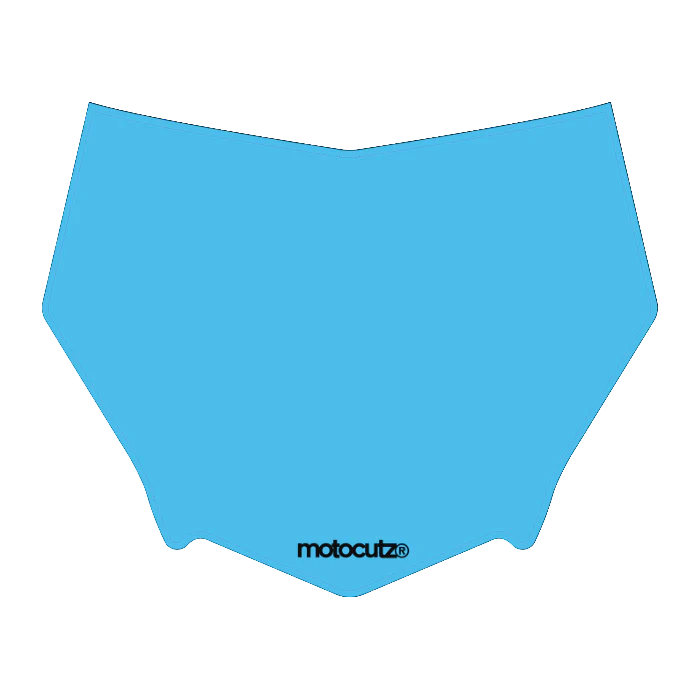 CUSTOM MOTOCUTZ FRONT PLATE DECAL