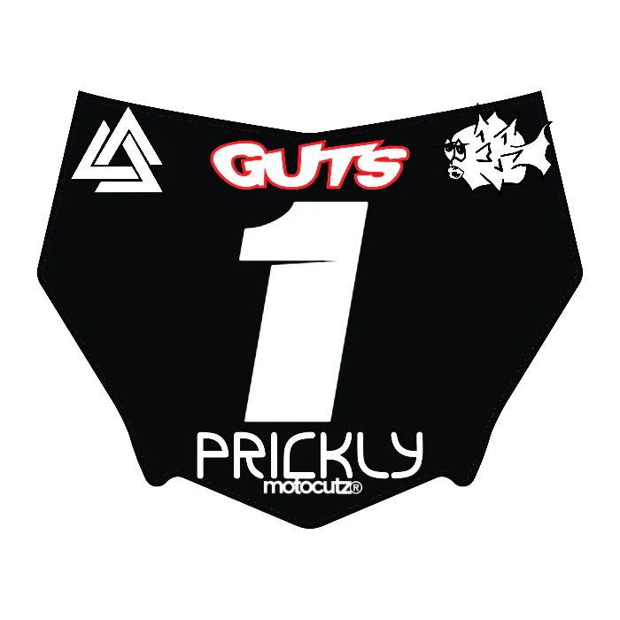 CUSTOM MOTOCUTZ FRONT PLATE DECAL