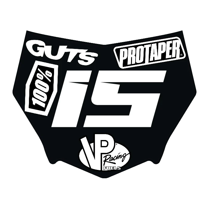 CUSTOM MOTOCUTZ FRONT PLATE DECAL
