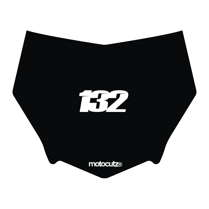 CUSTOM MOTOCUTZ FRONT PLATE DECAL