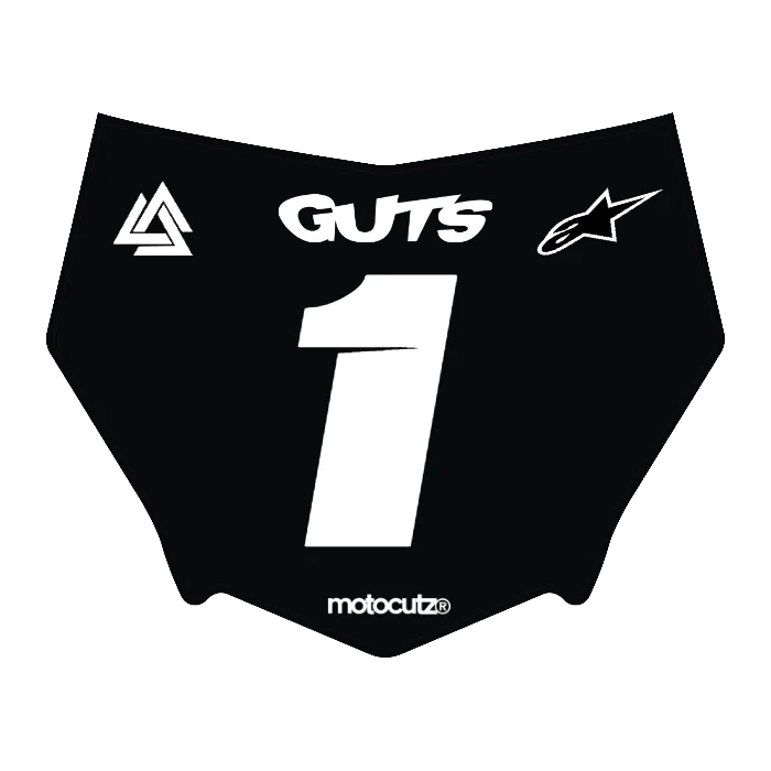 CUSTOM MOTOCUTZ FRONT PLATE DECAL