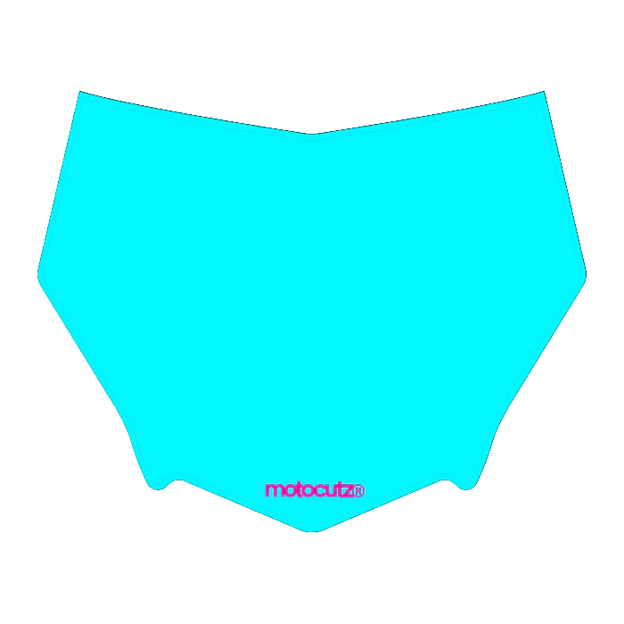 CUSTOM MOTOCUTZ FRONT PLATE DECAL