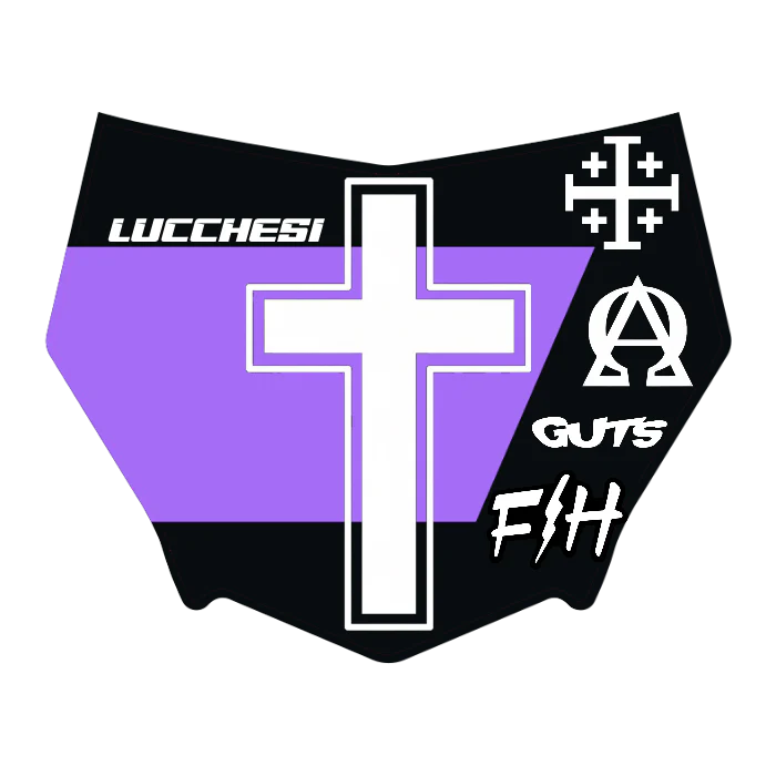 CUSTOM MOTOCUTZ FRONT PLATE DECAL