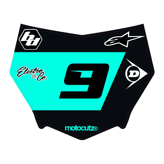 CUSTOM MOTOCUTZ FRONT PLATE DECAL