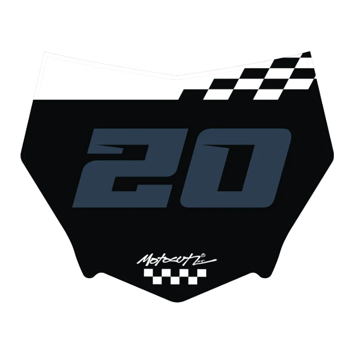 CUSTOM MOTOCUTZ FRONT PLATE DECAL