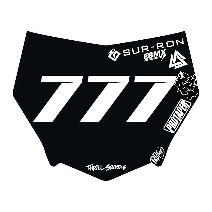CUSTOM MOTOCUTZ FRONT PLATE DECAL