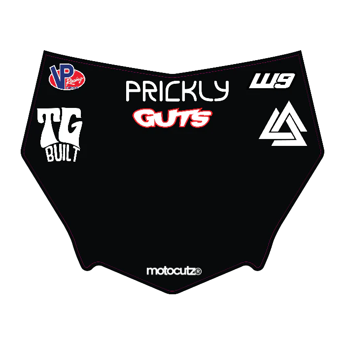 CUSTOM MOTOCUTZ FRONT PLATE DECAL