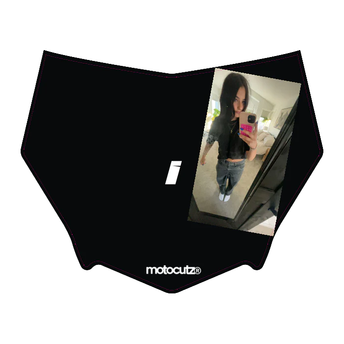 CUSTOM MOTOCUTZ FRONT PLATE DECAL