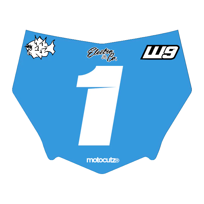 CUSTOM MOTOCUTZ FRONT PLATE DECAL